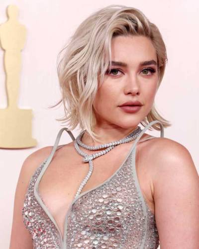 Florence Pugh shines in Bulgari at the 96th Academy Awards