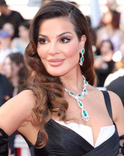 Nadine Njeim wears Chopard at the 76th Cannes Film Festival