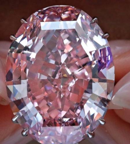 Pink Star diamond fetches record $71.2m in Hong Kong Auction.