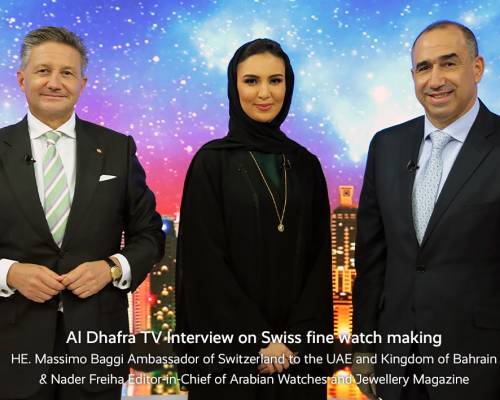 Al Dhafra TV interview on Swiss fine watchmaking