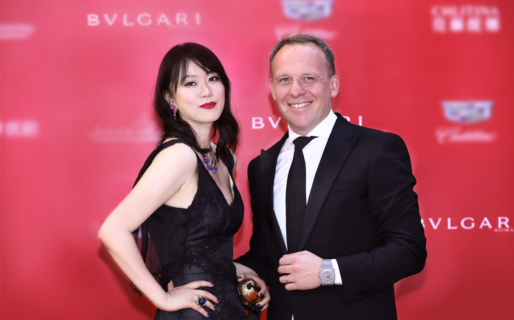 كويلا نيفوه مدير Bulgari في الصين والممثلة هانغ لو