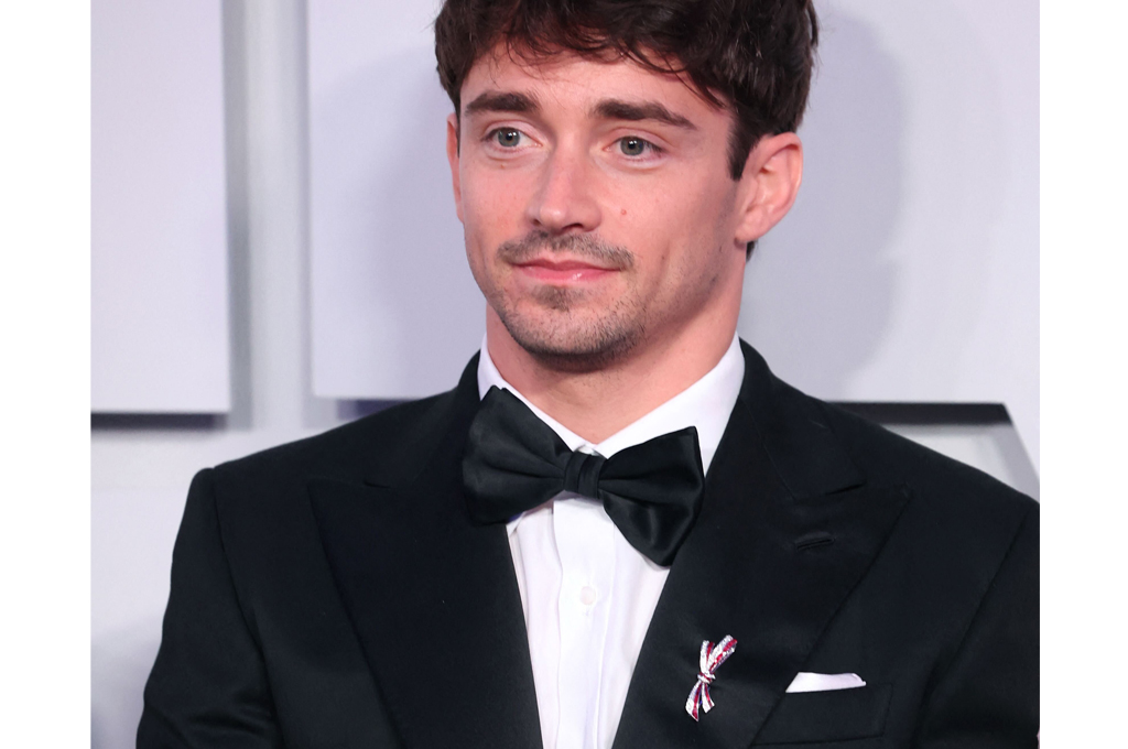 Charles Leclerc Wears Graff Brooch at Monaco Rose Ball