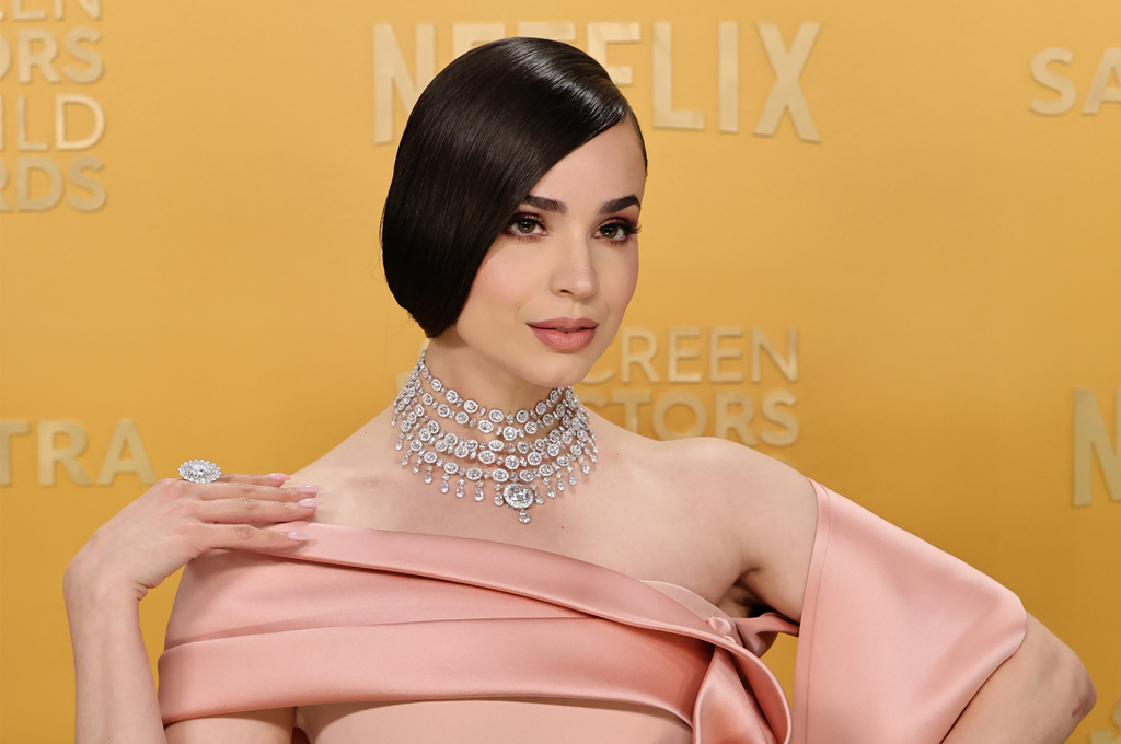 Sofia Carson wears Chopard to the 31st SAG Awards in Los Angeles 