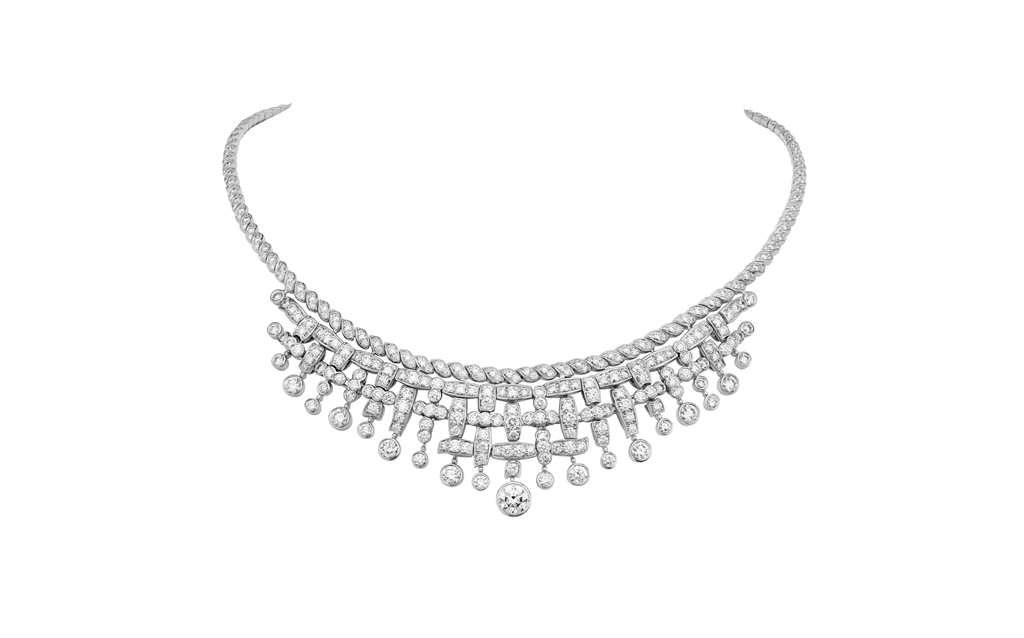 Tweed Frange necklace