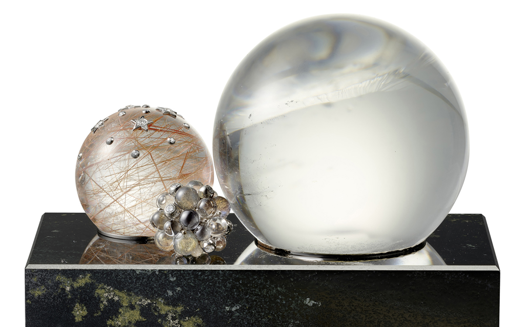 Les Galaxies de Cartier Collection clock