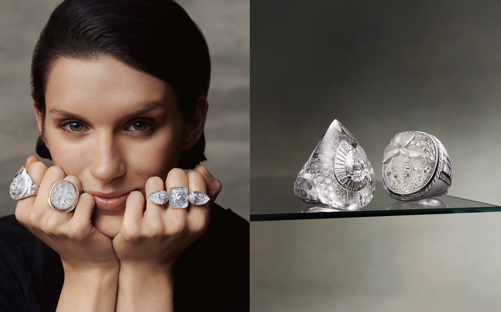 New Padma Diamants and Cristal rings