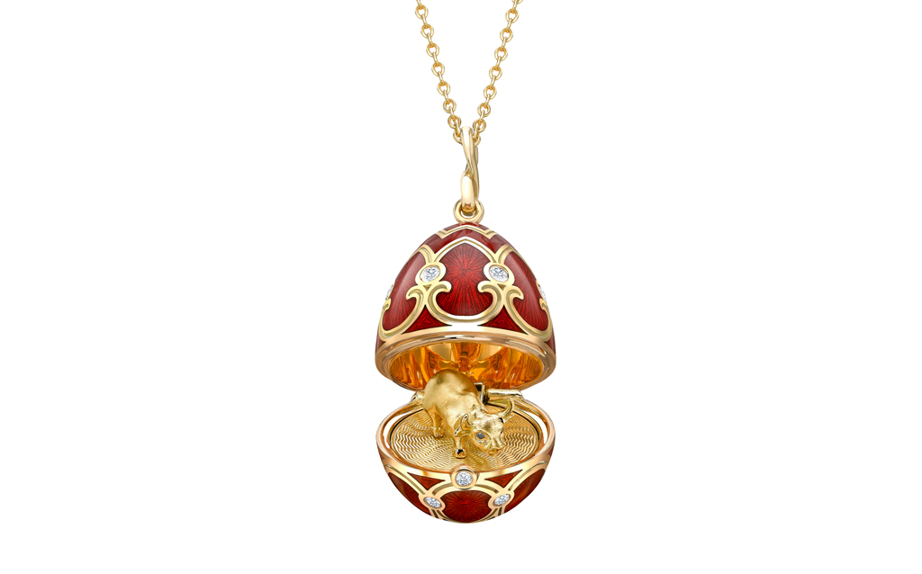 Fabergé - Ox Surprise Pendant.