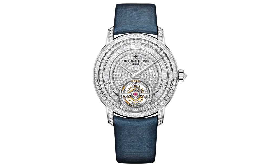 Vacheron Constantin Traditionnelle tourbillon jewellery 39 mm, 18K white gold, Diamonds