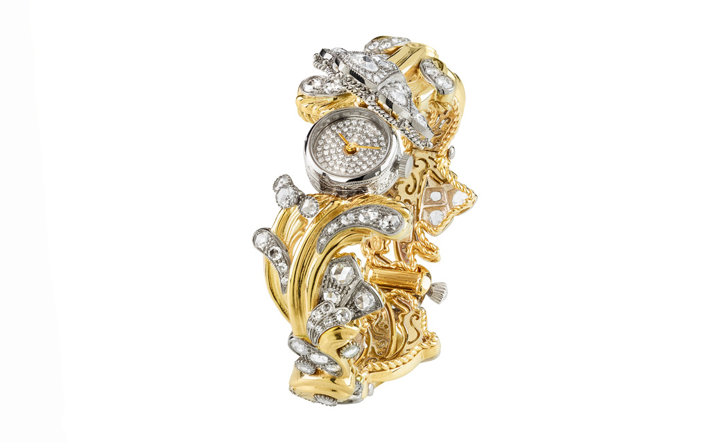 Dolce & Gabbana Bejeweled Wristwatch