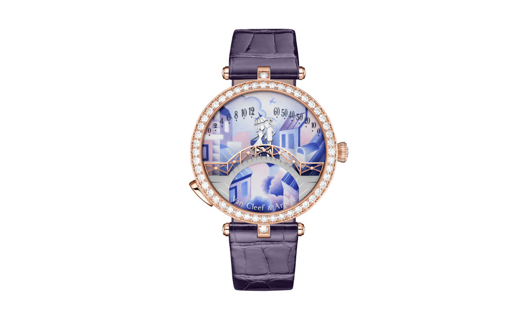 Lady Arpels Pont des Amoureux Jour watch