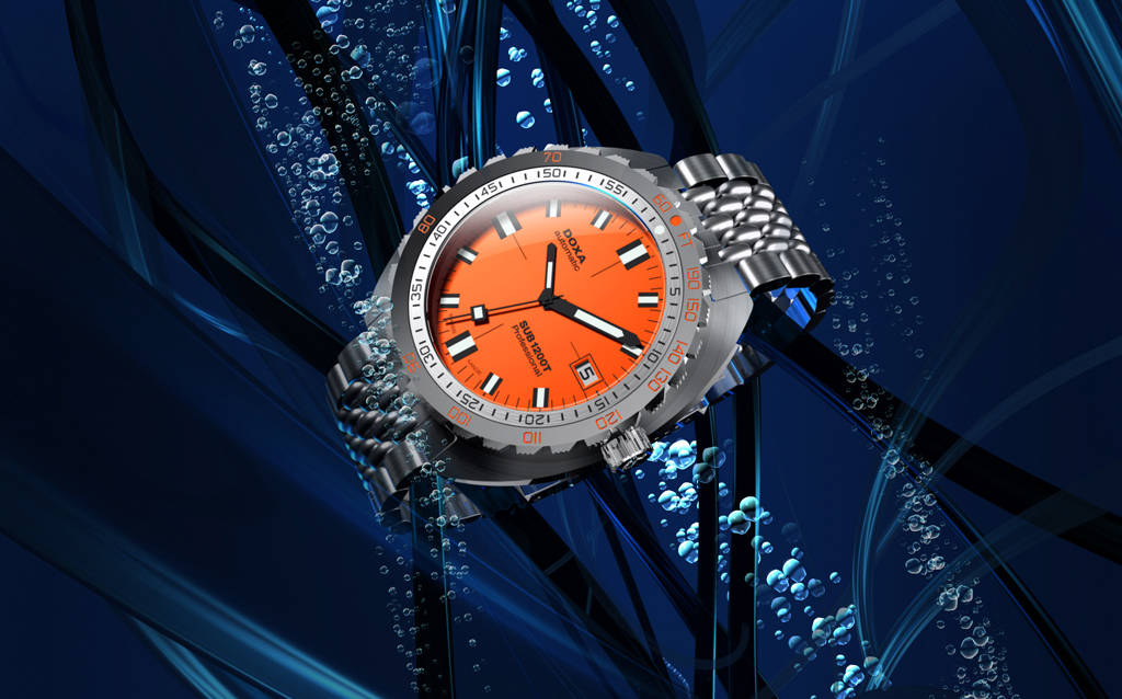 بمناسبة مرور 50 سنة على الطراز الاول قدمت Doxa اصداراً تذكاريا احتفاليا بالساعة