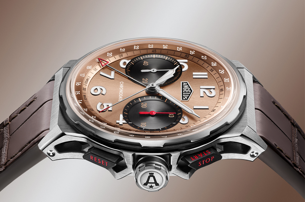 Presenting the Chronodate Gold & Chronodate Titanium Moka Editions by Angelus
