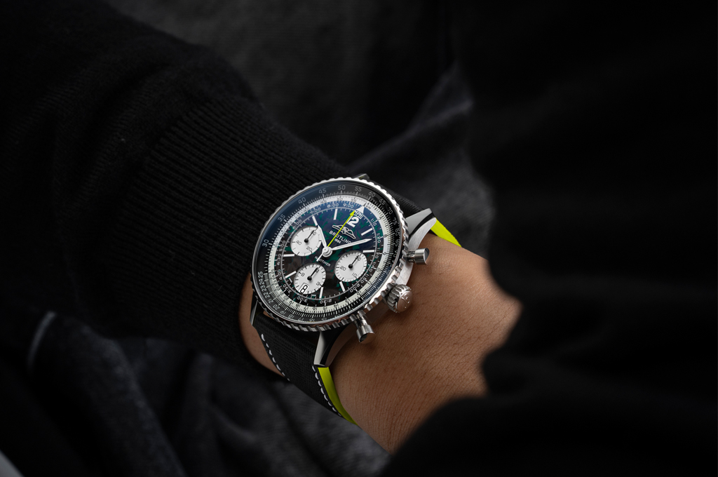Breitling Returns to Formula 1® with Aston Martin Aramco Partnership and Racing-Inspired Navitimer