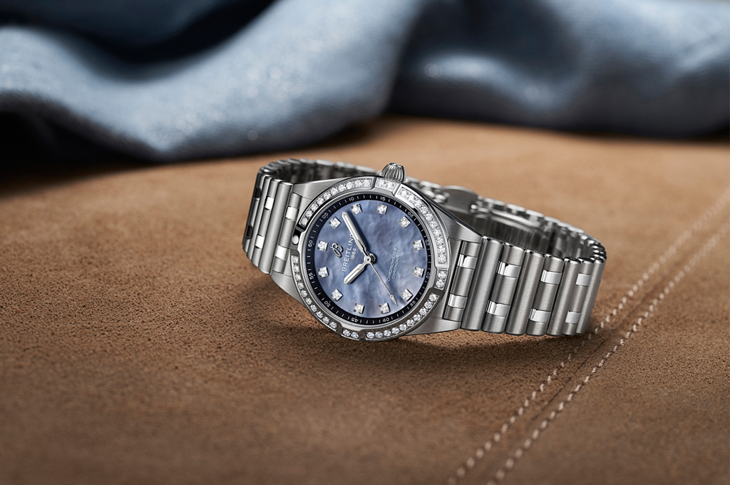 The latest Chronomat from Breitling is its smallest to date, with a 28 mm case
