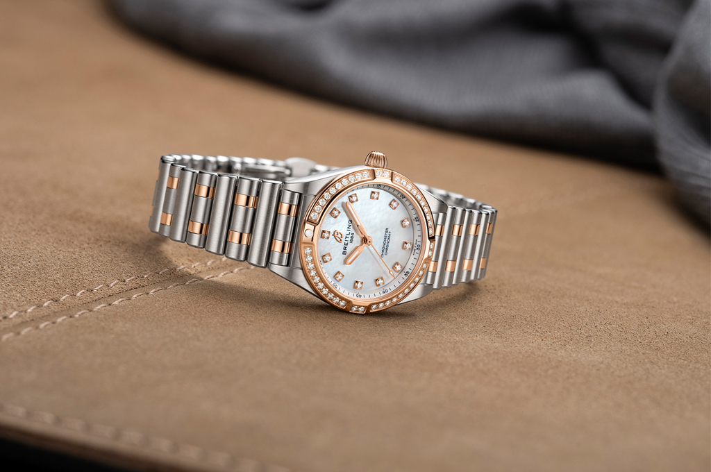 The latest Chronomat from Breitling is its smallest to date, with a 28 mm case
