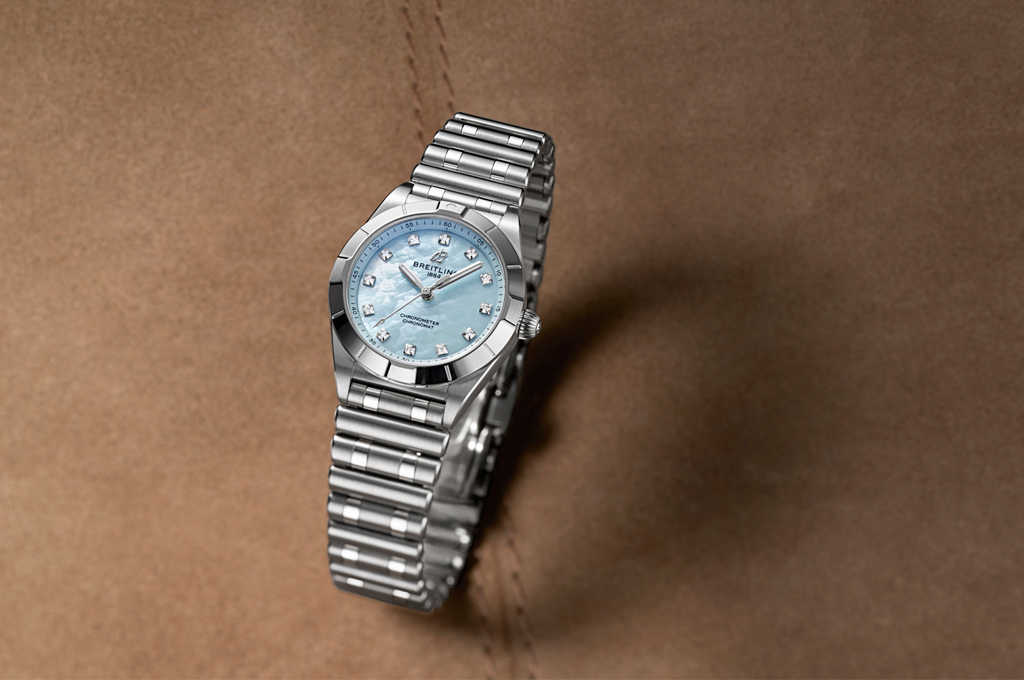 The latest Chronomat from Breitling is its smallest to date, with a 28 mm case