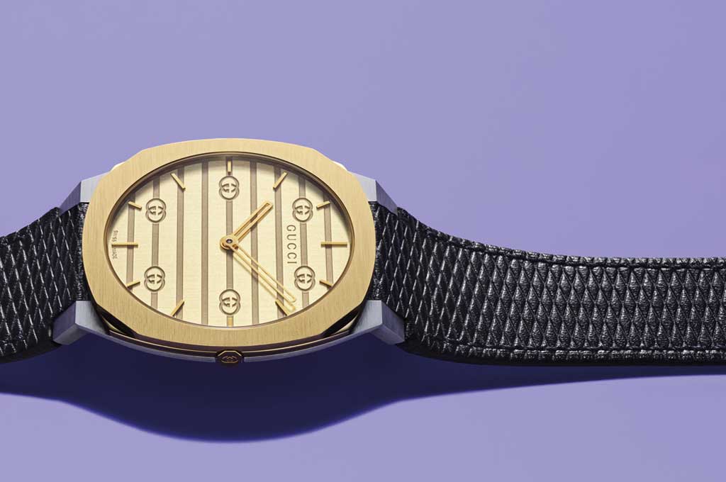 The new styles of the GUCCI 25H Watch Collection
