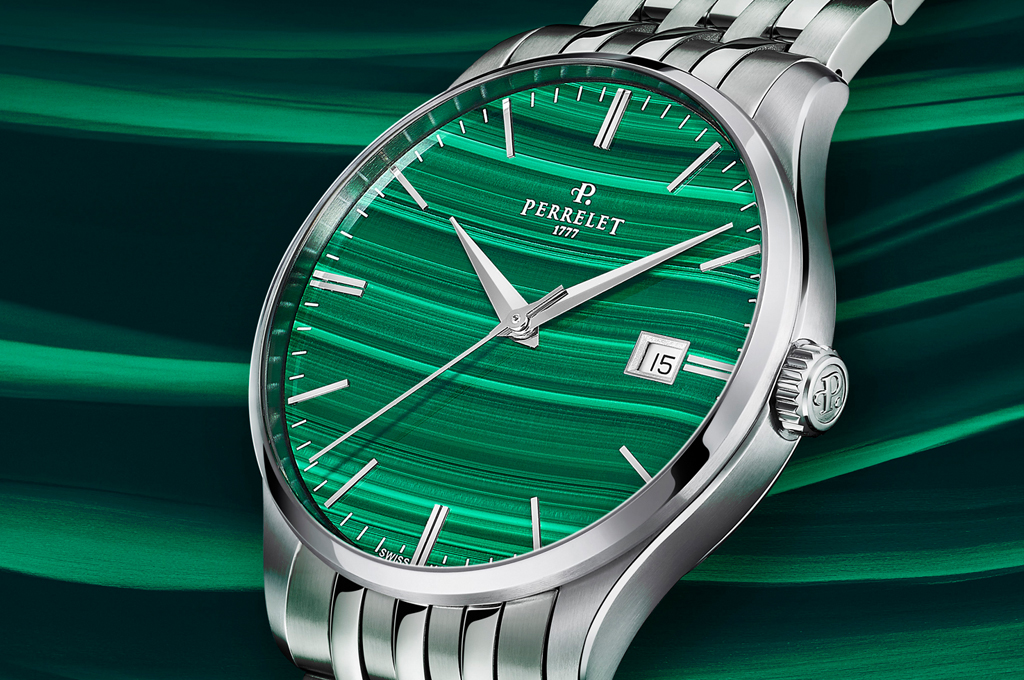 Perrelet Presents the Weekend Malachite: Sculpting Time in Stone